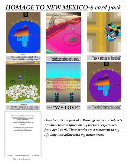 Homage to New Mexico Card Set